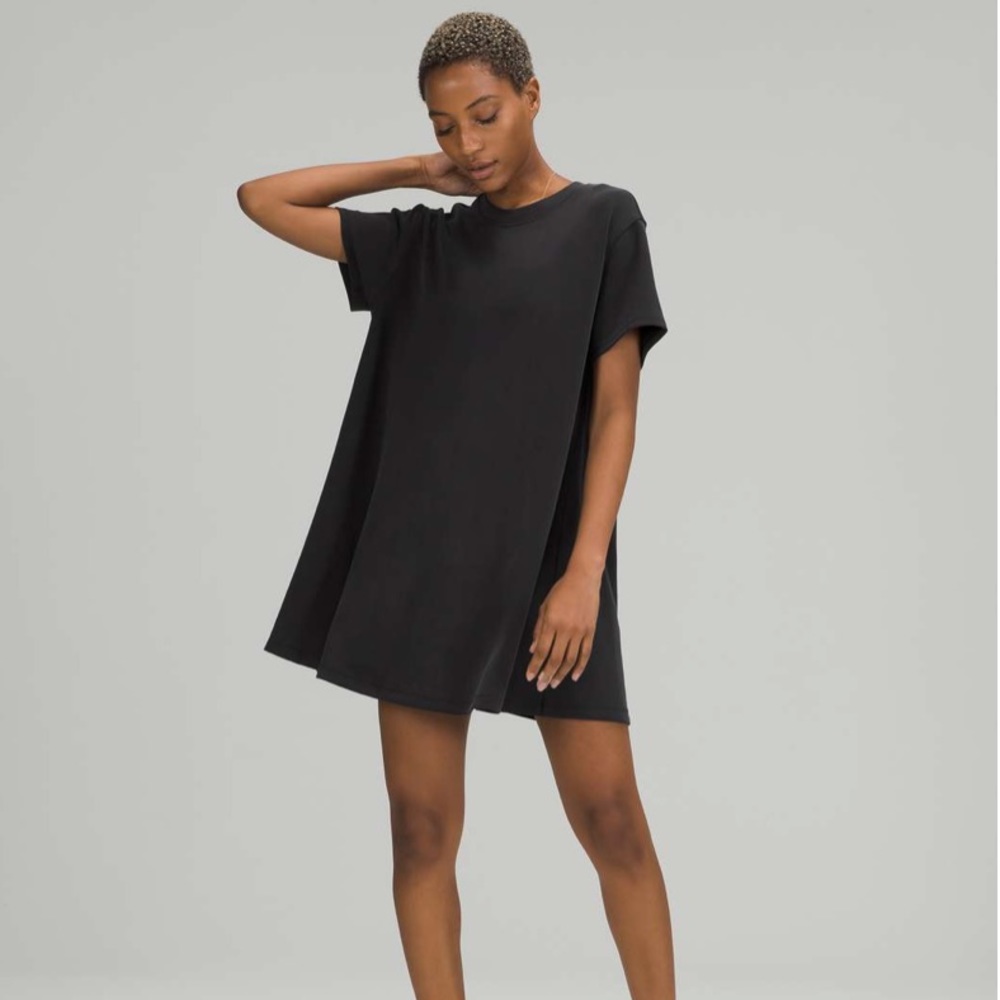Lululemon All Yours T-Shirt Dress Softstreme Black